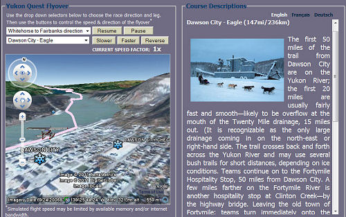 Flyover Simulation Page