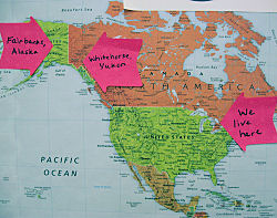 Map of North America